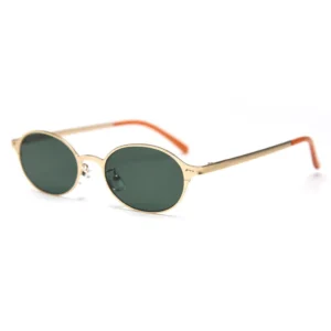 Top Quality Uv Sunglasses Unisex New Styles Metal Sunglasses Custom Glasses Oval Sunglasses Women