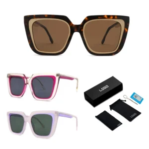 Top-notch Quality Big Size Acetate Sunglasses Casual Ultraviolet Rays Sunglasses
