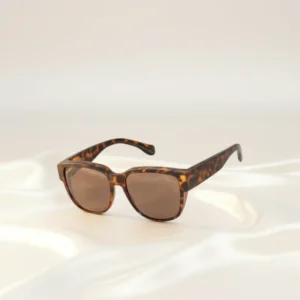 Tortoise Design Lightweight Comfortable Fit Full Rim TR90 Frame UV400 Polarized Sunglasses with Custom Logo