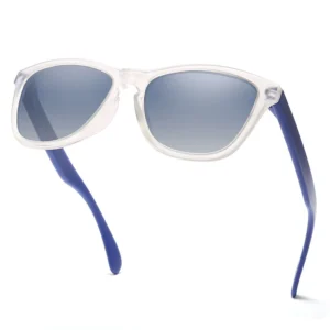 Transparent Frame Driving Square Unisex Polarized Sunglasses