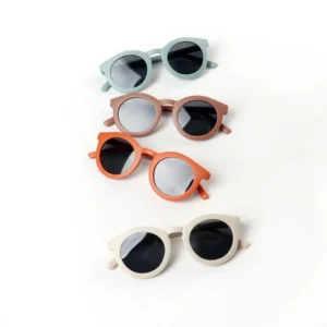 Trend New Arrival 0 3 Years Old Girls Boys Silicone Bendable Polarized Kids Baby Sunglasses