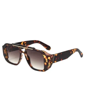 Trending Custom Logo Pilot Style Fashion Double Bridge Sun Glasses Retro Vintage Unisex Men Women Sunglasses