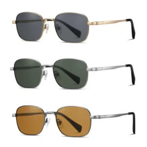 Trending High Quality Designer Luxury Eyewear Oversized Gradient Glass Lens Full Rim Fashion Ultra-light Titanium Sunglasses