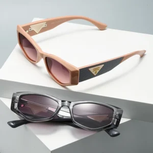 Trendy Cat Eye Fashion Sun Glasses Women’s Triangle Accessories Premium Full Frame UV400 Protective Sunglasses
