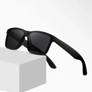 Trendy Custom Logo Square Lightweight Full Rim UV400 Protection Polarized Eyewear Sunglasses for Men