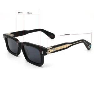 Trendy Fashion Sunglasses UV400 Frame Lunettes De Soleil De Luxe Marque High Quality Acetate Sun Glasses Jmm Belve