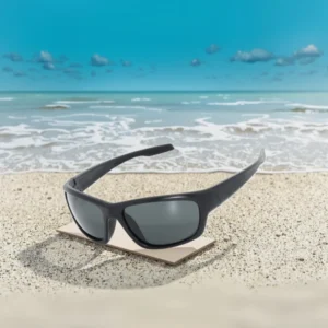 Trendy High Quality TR90 Frame Square Custom Logo Light Weight Polarized Sunglasses Glass for Men Hiking Golf Beach Trips