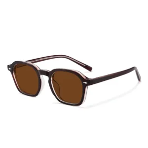 Trendy New Design of Leg TR90+CP Square Polarized Fashion Sunglasses