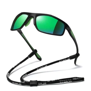 Trendy Polarized Cycling Sunglasses UV400 Unbreakable Frame Interchangeable Lenses Unisex Outdoor Sports Eyewear