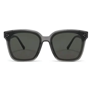 Trendy Square Acetate Sunglasses for Women & Men Thick Frame with Custom Logo & UV400 Protection