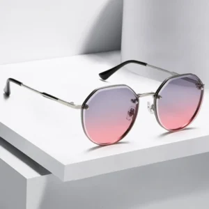 Trendy UV Protected Designer Sunglasses Gradient Color Black Unisex