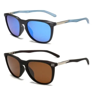 Trendy UV400 Polarized Men’s Sunglasses Outdoor Sports Square Frame for Men