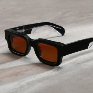 Trendy Vintage Square Frame Polarized Sunglasses for Women Custom Shades Sunglasses Acetate Glasses