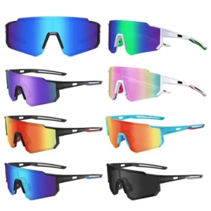 Trendying High Quality Sport Sunglasses Unisex Custom Logo Polarized Gafas De Sol Fashion PC Frame Cycling Sunglasses