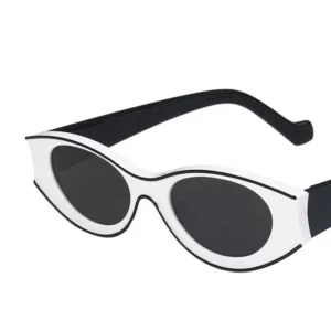 Two Tone Colors Frame Street Sun Glasses Women Popular Vintage Sunglasses