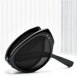 UV 400 Polarized Sunglasses TAC Lenses Fashionable Cat Eye Design White Frames TR90 Women’s Polarized Sunglasses