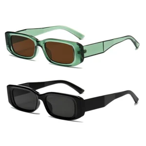 UV400 Classic Small Square Frame Sunglasses for Women and Men