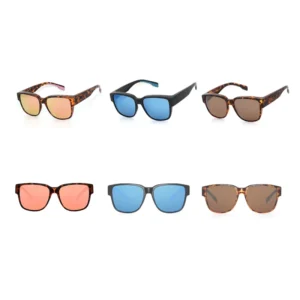 UV400 Full Rim Rectangle Custom Logo Sunglasses TR90 Frame Lightweight Comfortable TAC Polarized Beach Outdoor Sun Block Women