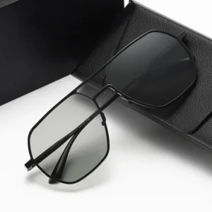 UV400 Photochromic Large Frame TAC Polarized Lens Men’s Driving Fishing Sunglasses