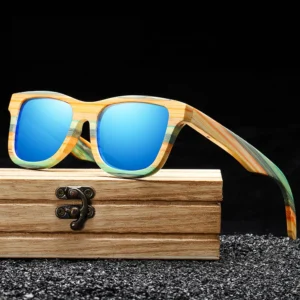 UV400 Polarized Gafas De Sol Women Men Unisex ECO Wood Wooden Sunglasses