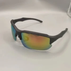 UV400 Sports Sunglasses for Men Outdoor Cycling with Night Vision Mirror Lenses TAC Frame