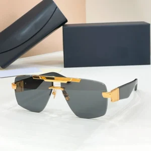 UV400 Square Metal Sunglasses for Men