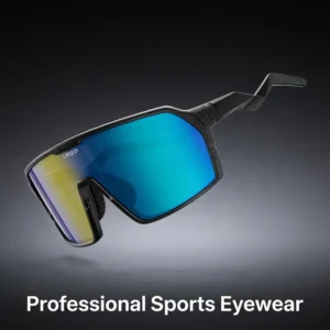 Ultra Light 31.5g UV400 Mirrored Red Waterproof Windproof Sunglasses with Honeycomb Temples for Secure Fit Intense Running
