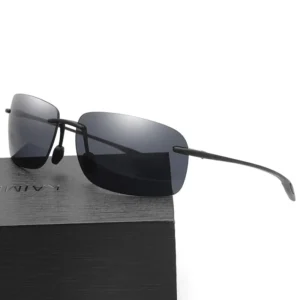 Ultra Light Frameless Sunshade Sunglasses for Driving Fishing High-definition Anti Glare Sports