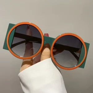 Unique Design New Fashion Round Sunglasses Full Frame UV400 Personalized Funny Women Sunglasses