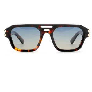 Unique Square Frame Acetate Sunglasses for Men Nylon Lens Trendy Retro Shades Custom Logo Frame Sun Glasses
