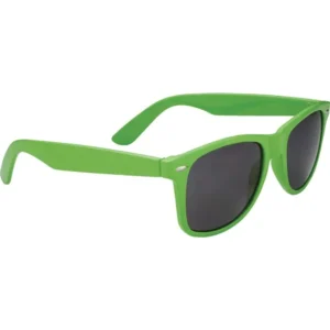 Unisex Classic Sunglasses Custom Logo Printed Polarized PC Frame Various Colors Blue Black White Red Green Yellow