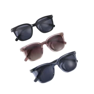Unisex Fashion Sunglasses Frames Full Rim Lightweight TAC Lens Big Square Shape Vintage Style UV400 Protected