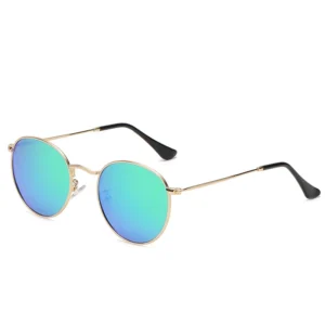 Unisex Fashion Sunglasses with Metal Frame and UV Protection for Women