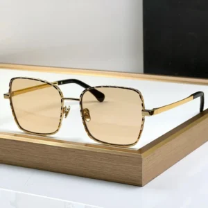 Unisex Metal Framed Large Frame Sunglasses with UV400 Optical Lenses Men’s Business Style Eyeglass