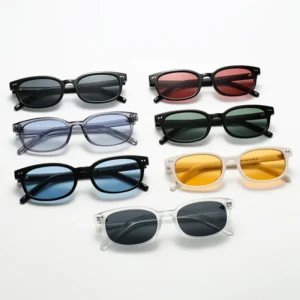 Unisex Narrow Frame Sunglasses Available Fashion Personality Retro Small Frame Outdoor UV Protection Sunglasses