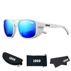 Unisex Outdoor Sports Safety Sunglasses Full Rim Square PC UV400 Protective Polarized TAC Material Sand Proof Motorcycle Cycling