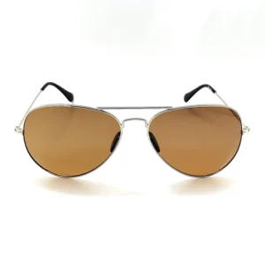 Unisex Pilot Light Weight Full Rim Sunglasses UV400 Yellow Brown Black Polarized Lenses Driving Glasses