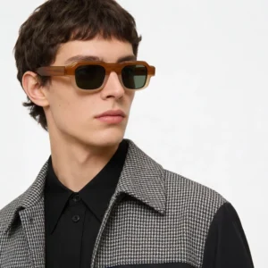 Unisex Stylish Custom Logo UV400 Polarized Shade Thick Acetate Sunglasses Gafas De Sol Polarizadas