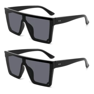Unisex Sunglasses Big Square PC Frame UV400 Lens