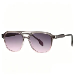 Unisex TR90 Frame Double Bridge Eyeglasses with Pin Feet Stylish Women Cross border Fashion Sunglasses