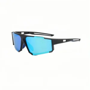 Unisex TR90 Polarized Half-frame Plated Real Film Personalized Fashion Running Sports Mountaineering Windproof Sunglasses