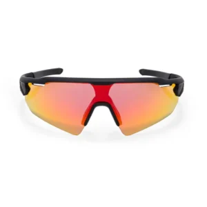 Unisex TR90 Spherical Lens Cycling Sunglasses Polarized Sports Glasses in Blue White Red for Adults