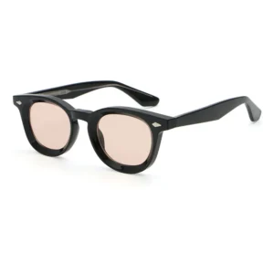 Unisex UV Protection Metal Hinge Sunglasses Custom Green Frame Sun Glasses Logo Customization for Men and Women