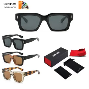 Unisex Uv400 Sunglasses Box Men’s Retro Fashion Luxury Brand Sunglasses Custom logo Ladies Polarized Sunglasses
