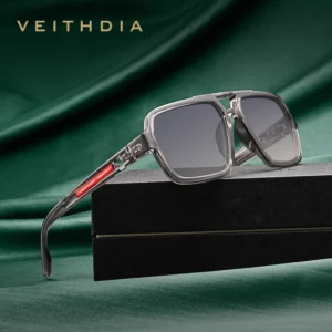 VEITHDIA New 7920 Square Large Frame Sports Cycling Polarized Shades Sunglasses Mens Women Spot