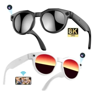 VONN Smart Glasses W611 IPX-6 Waterproof Touch Control for Music Listening Translation Voice AI Object Recognition 8K
