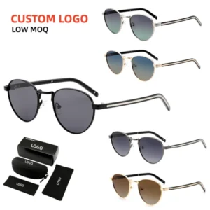 Versatile Style Metal framed Polarized Sunglasses Suitable for Both Men and Women