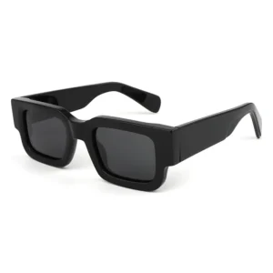 Vintage Acetate Sunglasses High Quality Polarized Women’s Sunglasses Thick Glasses Square Sunglasses