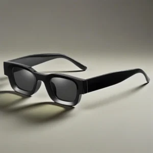 Vintage Acetate Sunglasses UV Polarized Square Orange Frame Custom Design Unisex Comfortable Stylish Wear