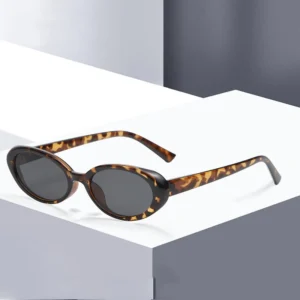 Vintage Cat Eye Sunglasses Women Small Frame Oval Shades PC UV400 European American Style
